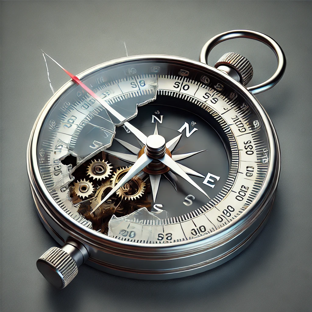 broken compass